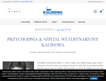 Tablet Screenshot of kalinowa.pl